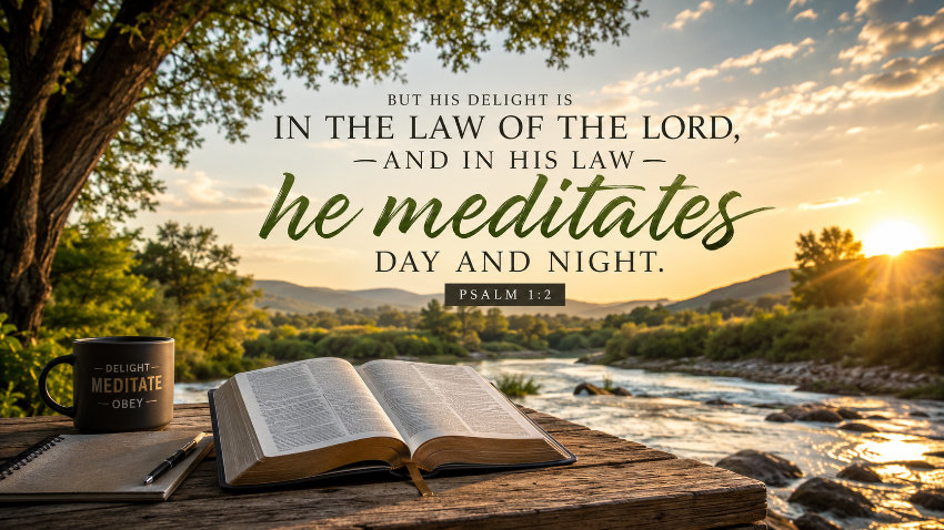 Meditate on God’s Word